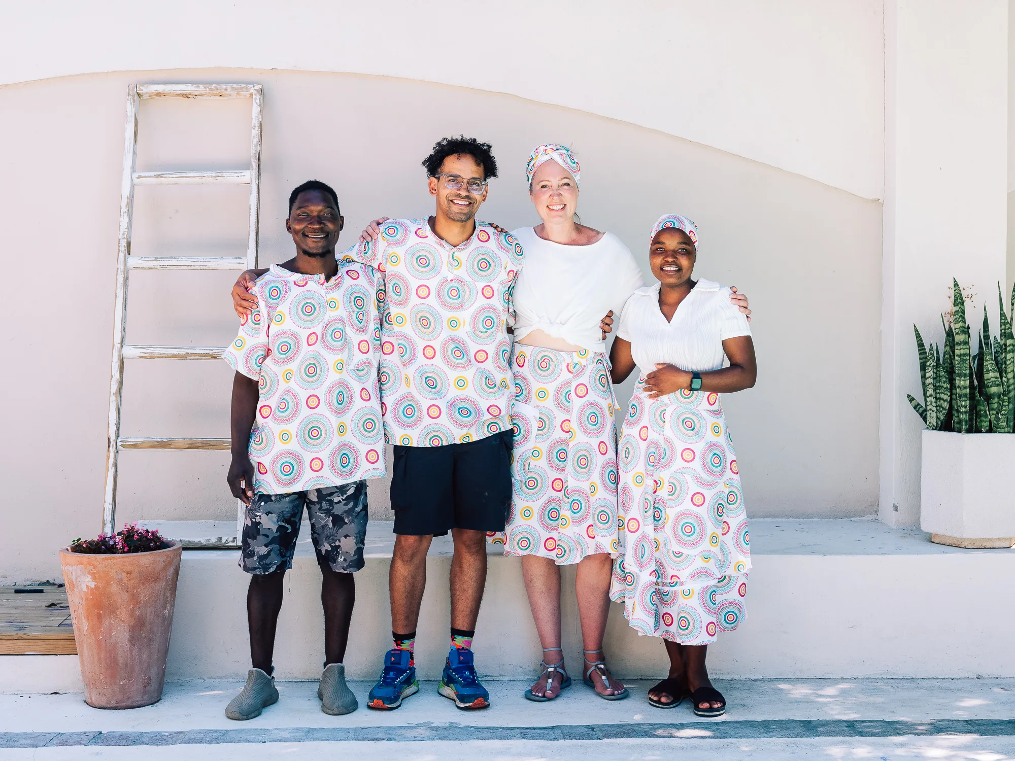 Sahidi, Gabriel, Alexandra and Michelle — the Best Place Ever team