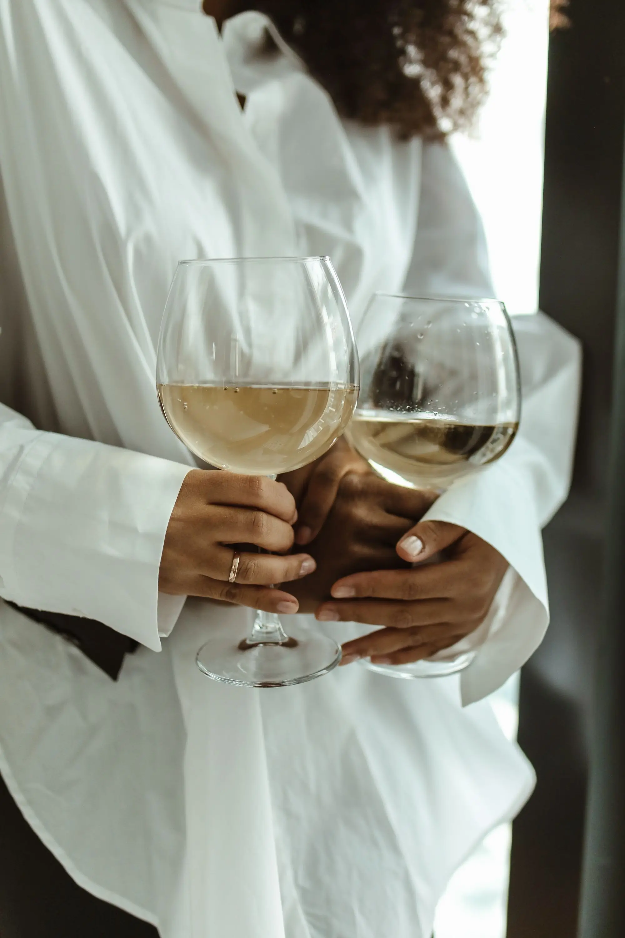 A toast with local wine in Robertson